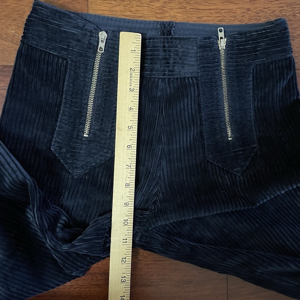 Vintage Henri-Luc Chapuis Corduroy Pant Double Zip Front Blue See msrmts HTF B21 - Picture 10 of 10
